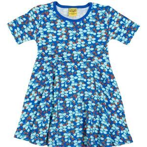 DUNS Lingonberry Strawberry Floral Dress Sz 104cm (4-5)